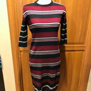 Women striped dress.